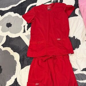 Cherokee Red Scrubs